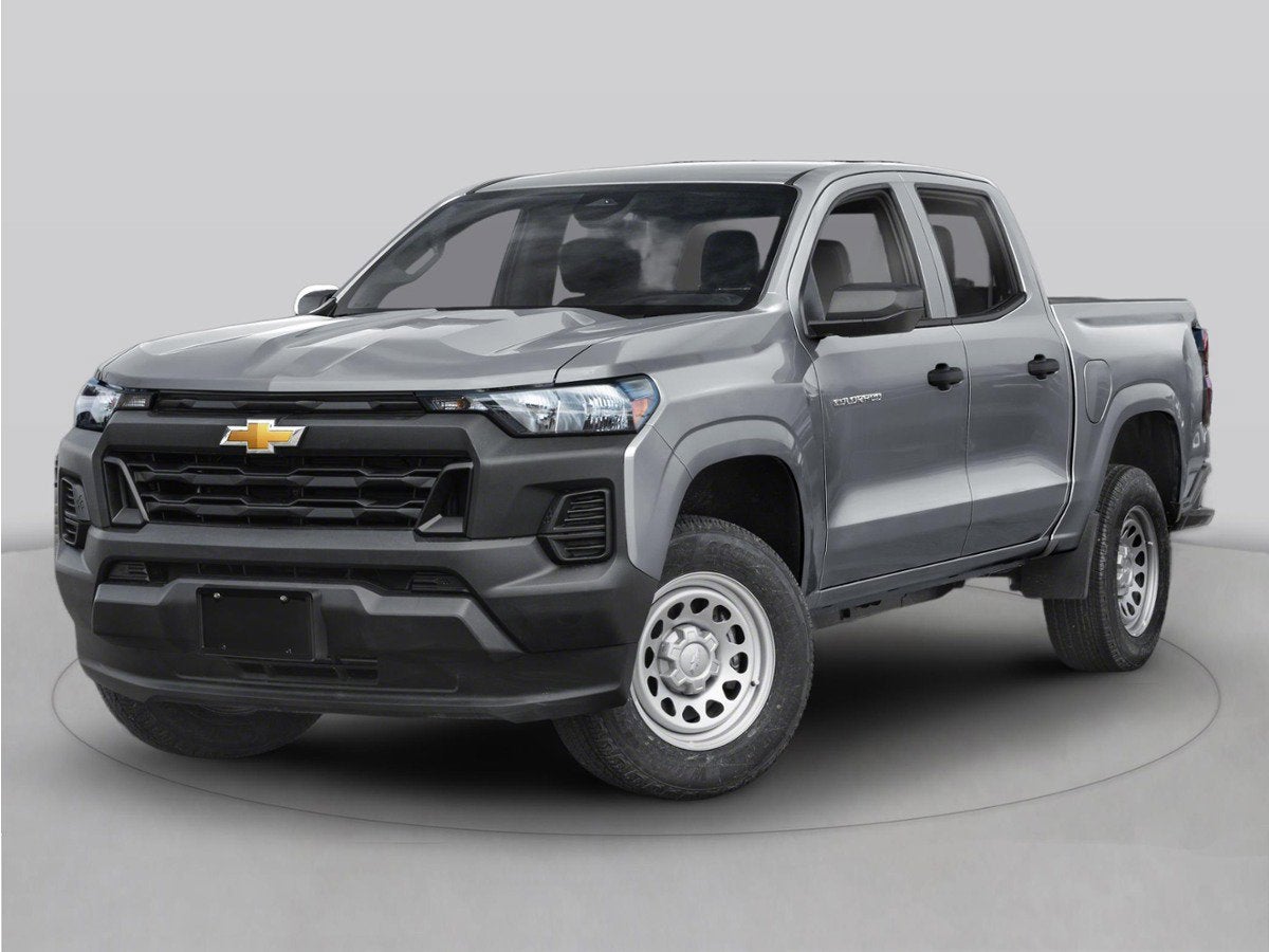 2026 Chevrolet Colorado WT in Summit White — front three-quarter view
