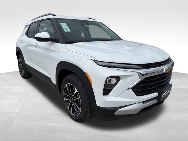 2026 Chevrolet Trailblazer LT in Summit White — front three-quarter view