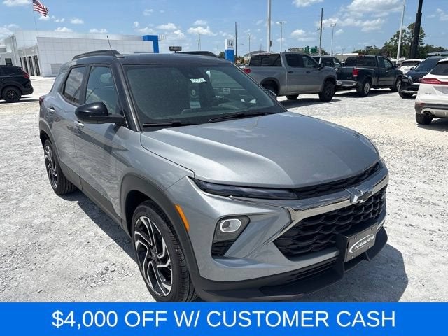2026 Chevrolet Trailblazer RS in Sterling Gray Metallic — front three-quarter view